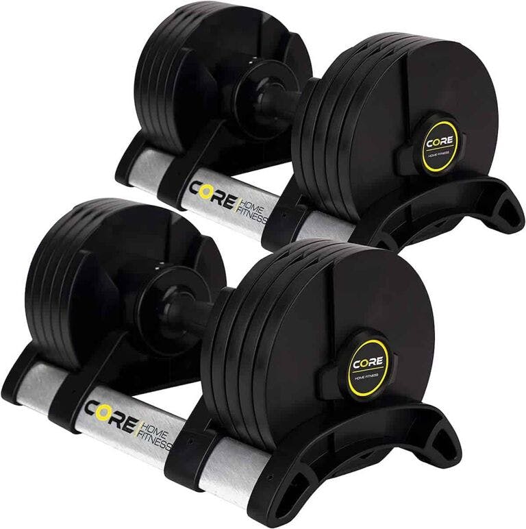 Core Fitness Adjustable Dumbells