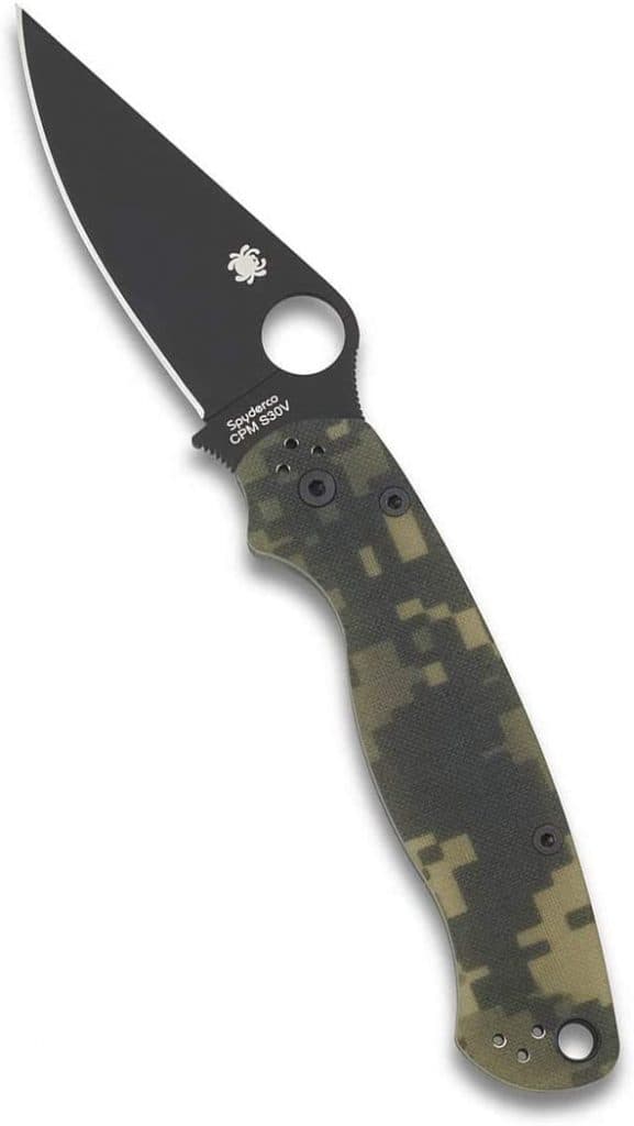 Spyderco Para Military 2 Signature Camo Knife Spyderco Para Military 2 Signature Camo Knife