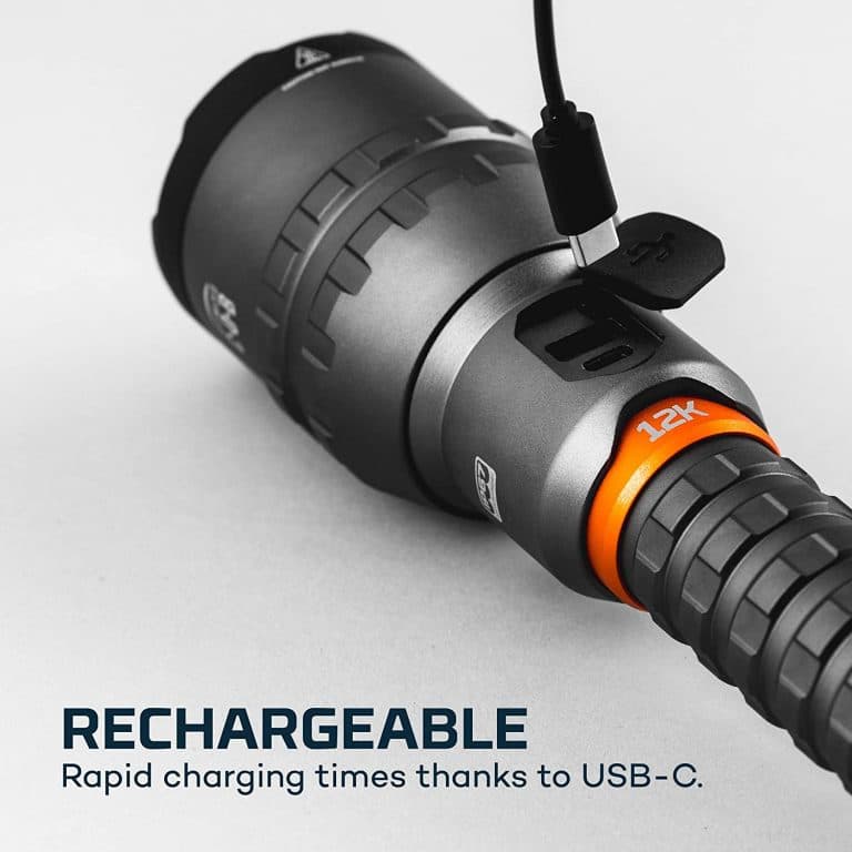 NEBO 12000, USB Rechargeable, 12,000 Lumen Flashlight NEBO 12000, USB Rechargeable, 12,000 Lumen Flashlight