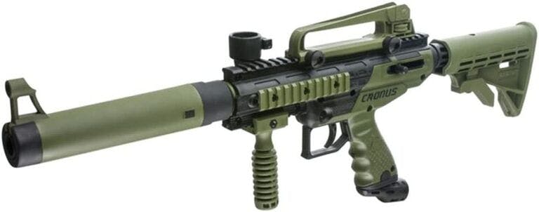 Maddog Tippmann Cronus Tactical Silver Paintball Gun Marker Starter Package